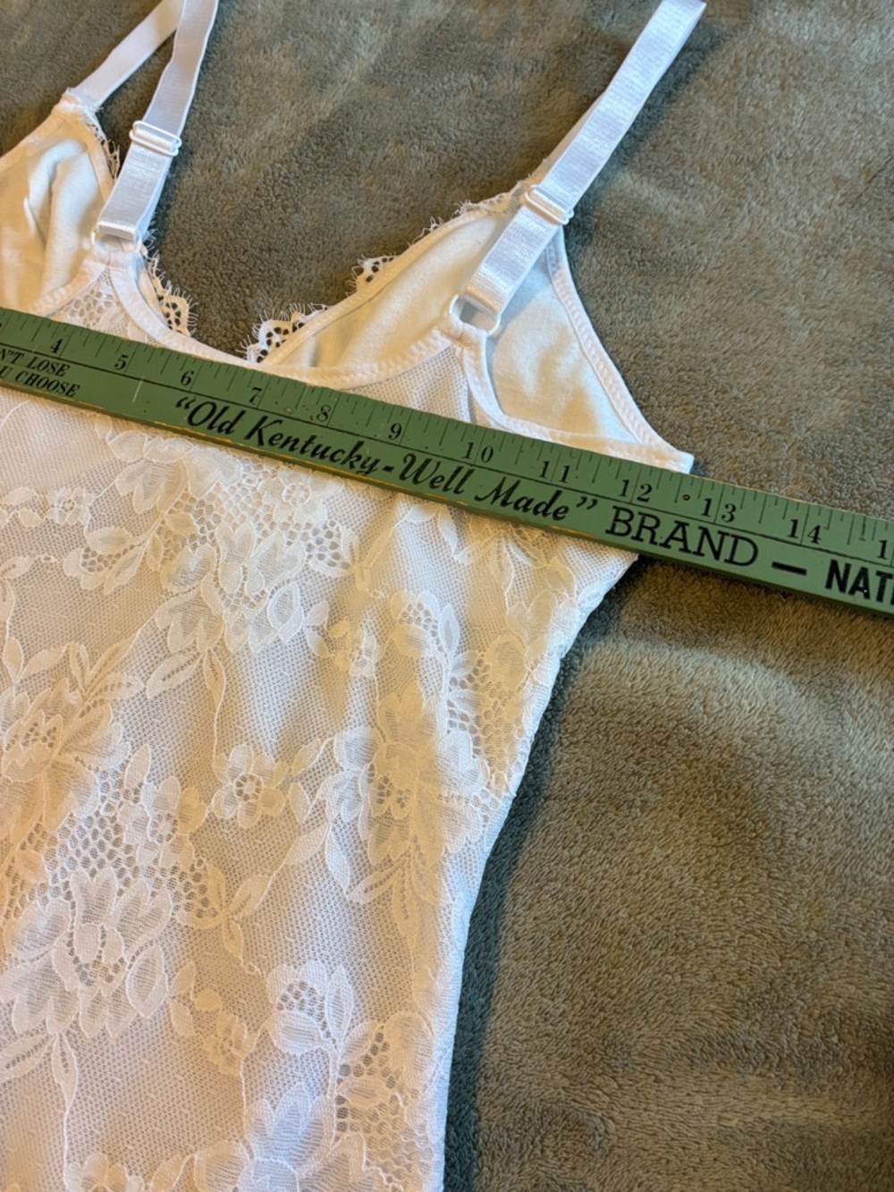 Last Chance- Women's White Lace Bodysuit Intimate - Picture 7 of 13